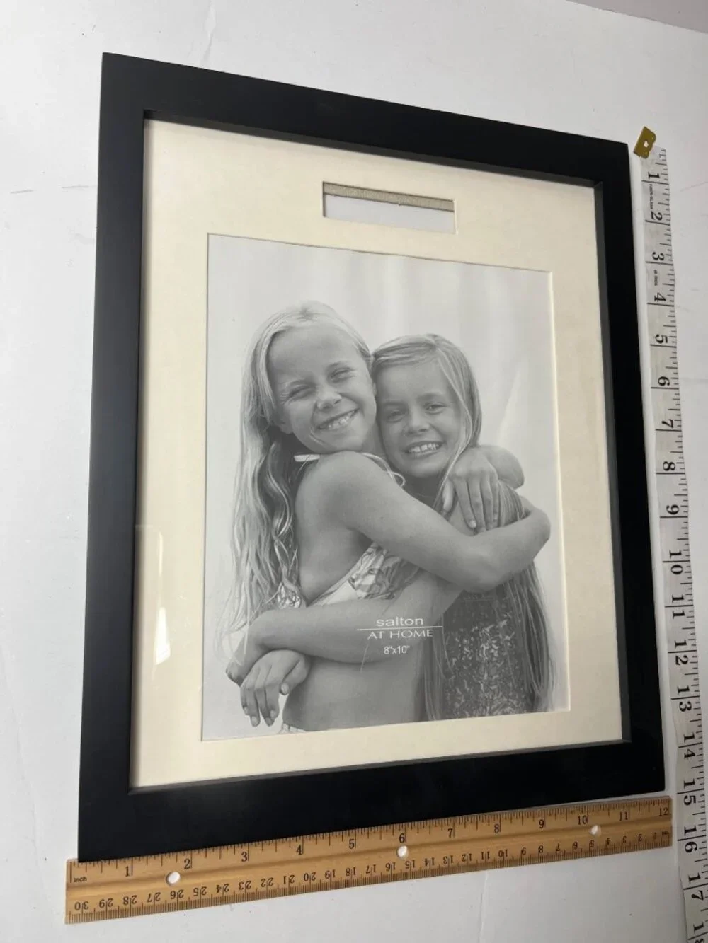 Black Wooden Picture Frames 11x14 & 8x10 With Double Mat & Single Mat Variations